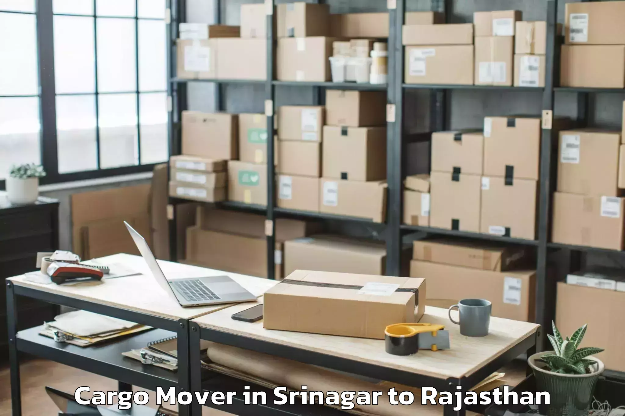 Get Srinagar to Sardarshahar Cargo Mover